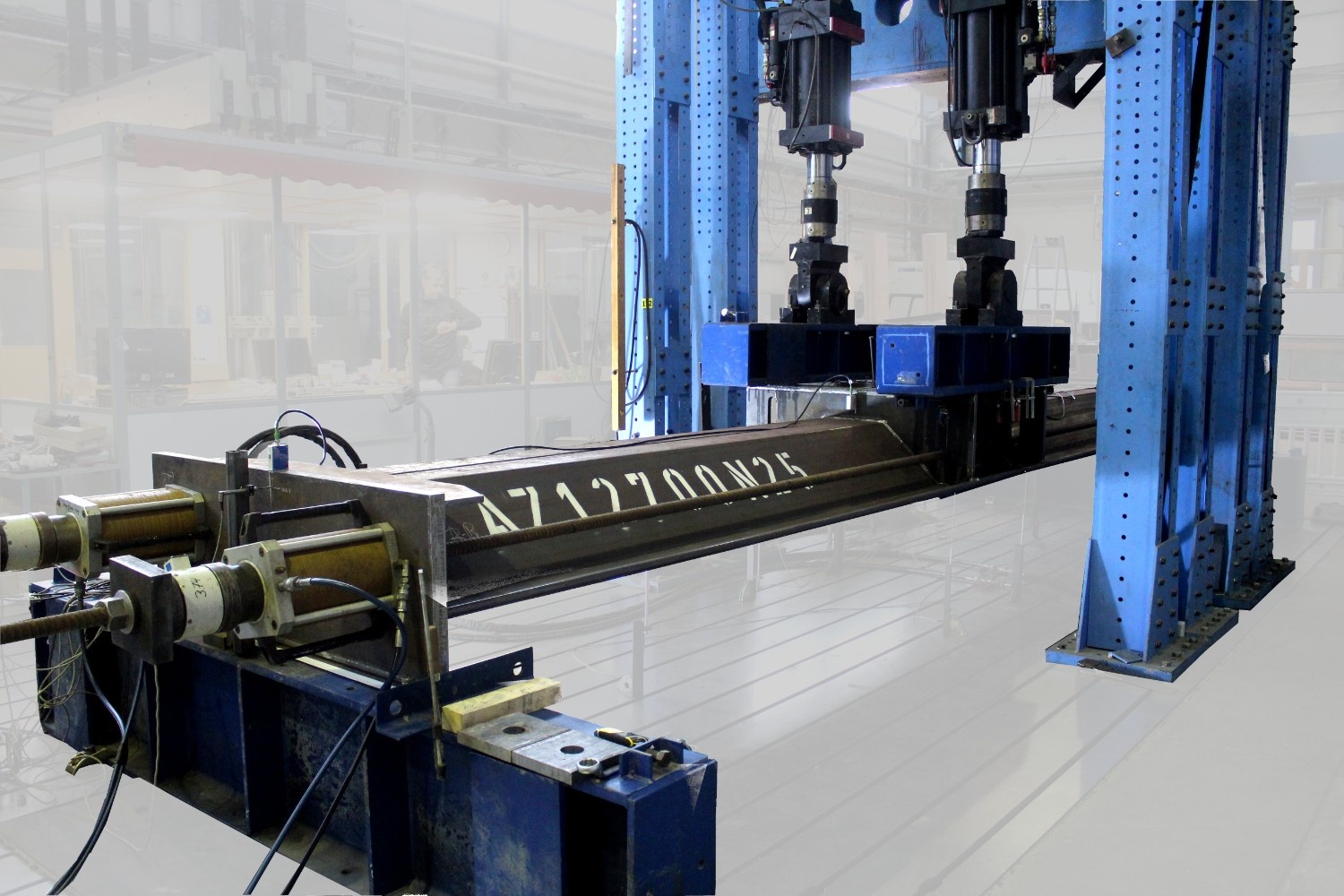 Industrielle Stahlkonstruktion